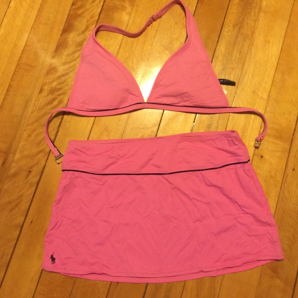 Ralph Lauren Pink Bikini Swimwear